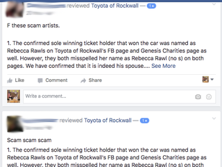 Illustration for article titled Toyota Dealer Blasted For Giving Supra To Sales Manager’s Wife In Charity Raffle